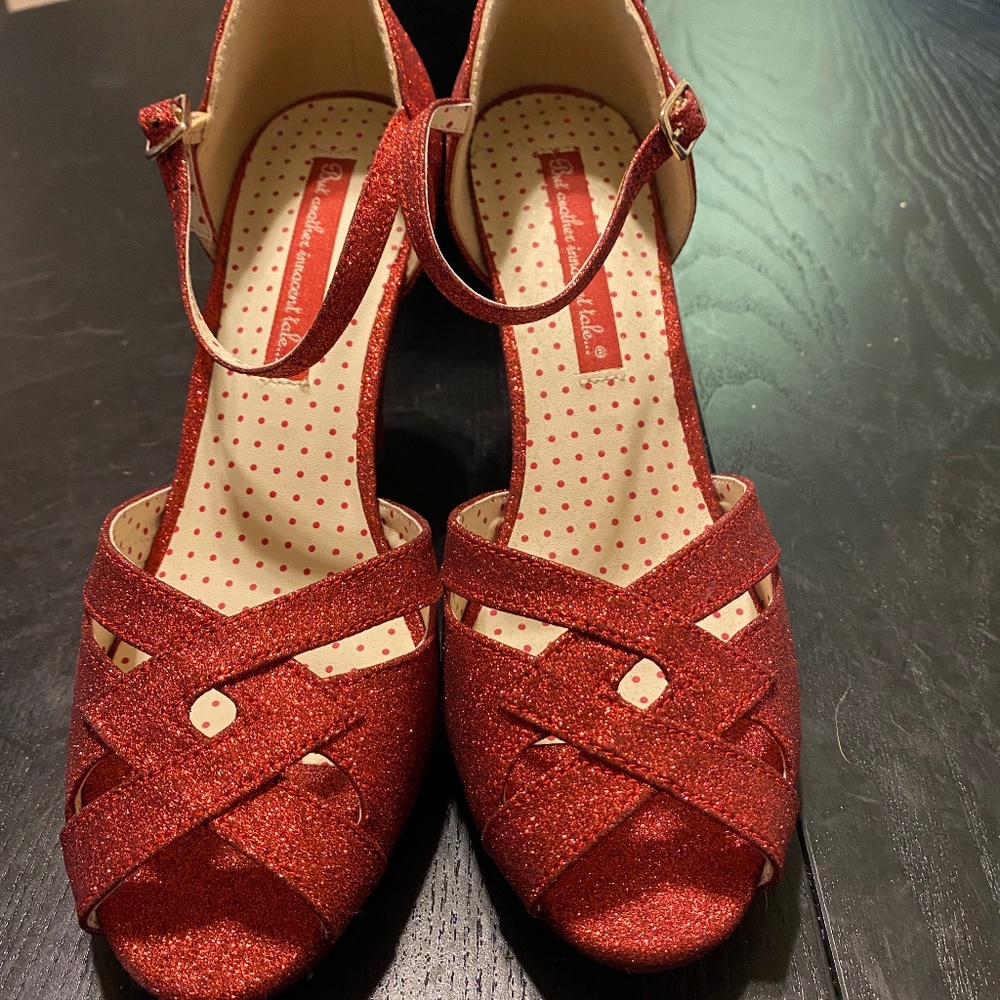 BAIT Dorothy glitter heels - 7.5
